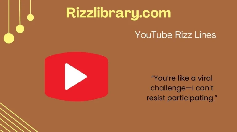 YouTube Rizz Lines