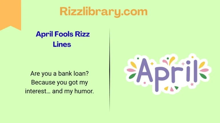 April Fools Rizz Lines