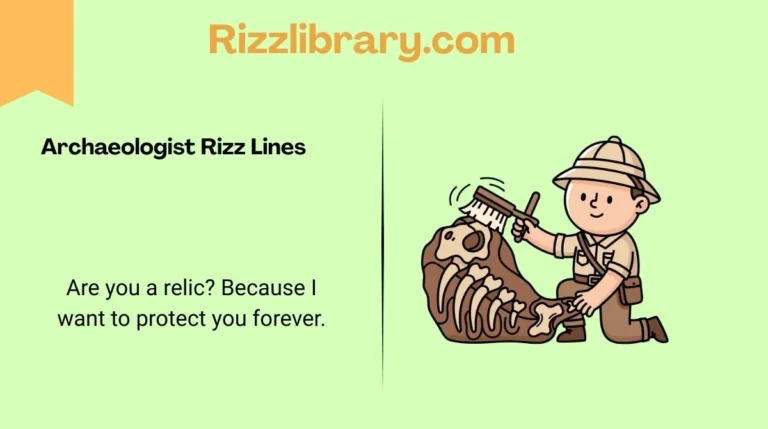 Archaeologist Rizz Lines