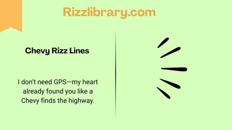 Chevy Rizz Lines