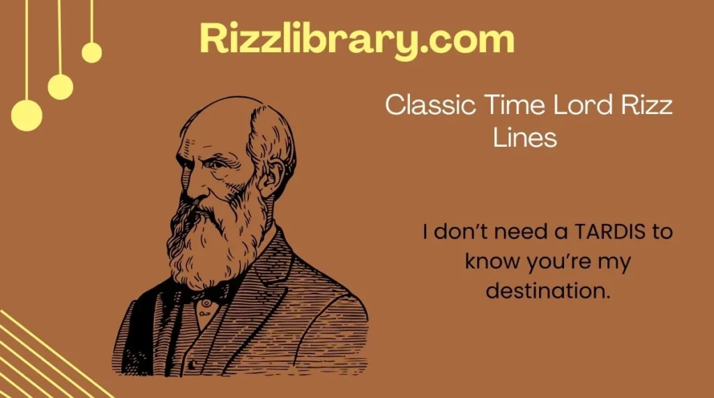 Classic Time Lord Rizz Lines