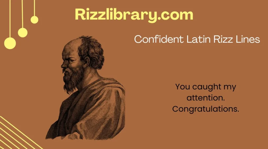 Confident Latin Rizz Lines