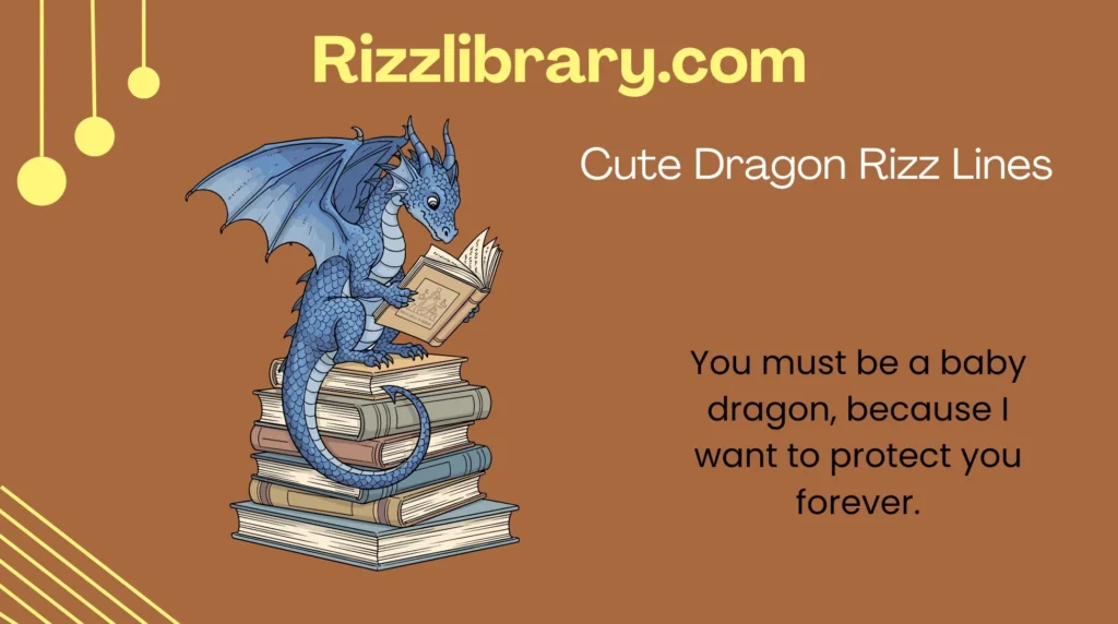 Cute Dragon Rizz Lines