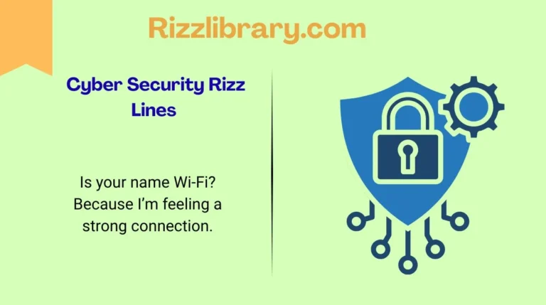 Cyber Security Rizz Lines