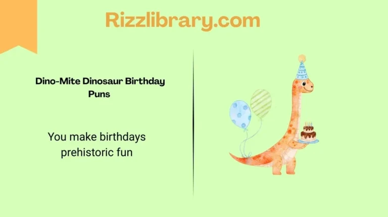 Dino-Mite Dinosaur Birthday Puns