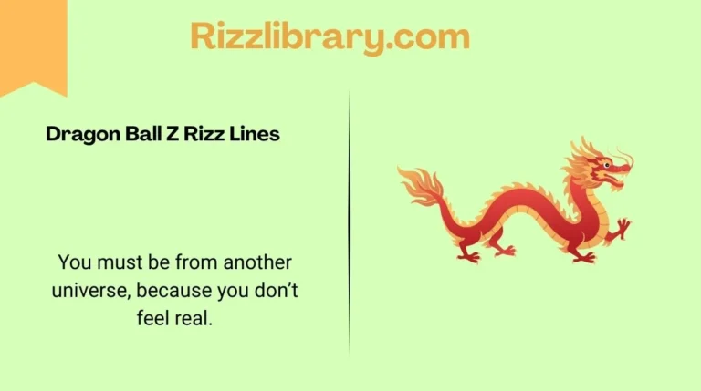 Dragon Ball Z Rizz Lines