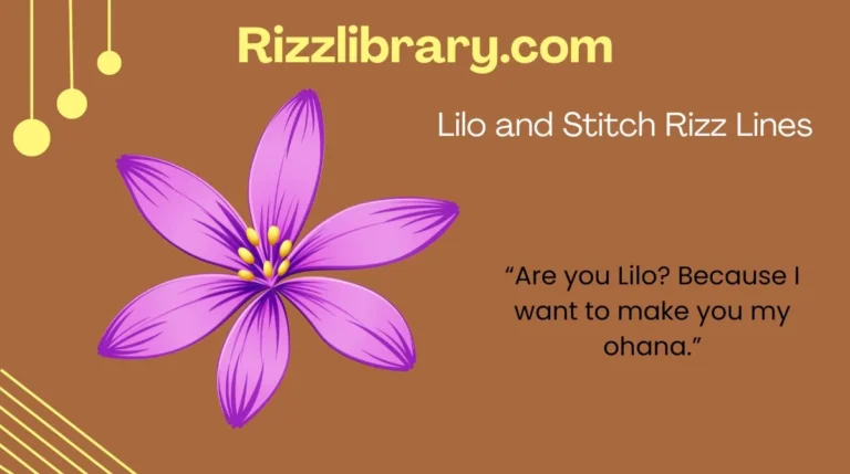 Lilo and Stitch Rizz Lines