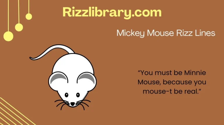 Mickey Mouse Rizz Lines
