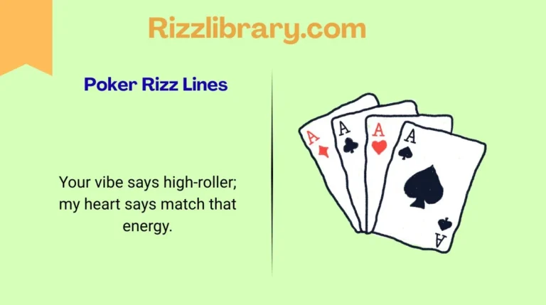 Poker Rizz Lines