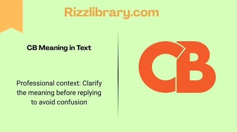 CB Meaning in Text
