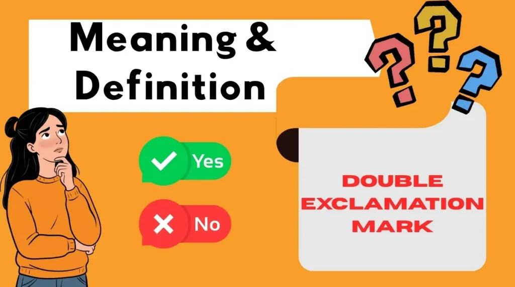 Meaning & Definition Double Exclamation Mark