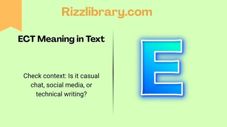 ECT Meaning in Text