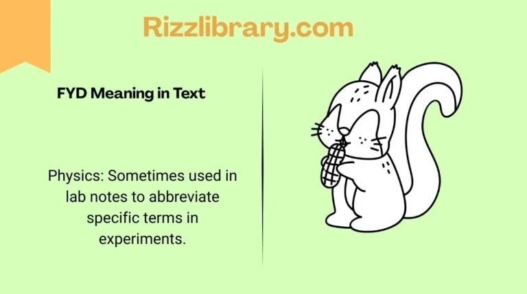 FYD Meaning in Text