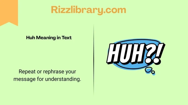 Huh Meaning in Text