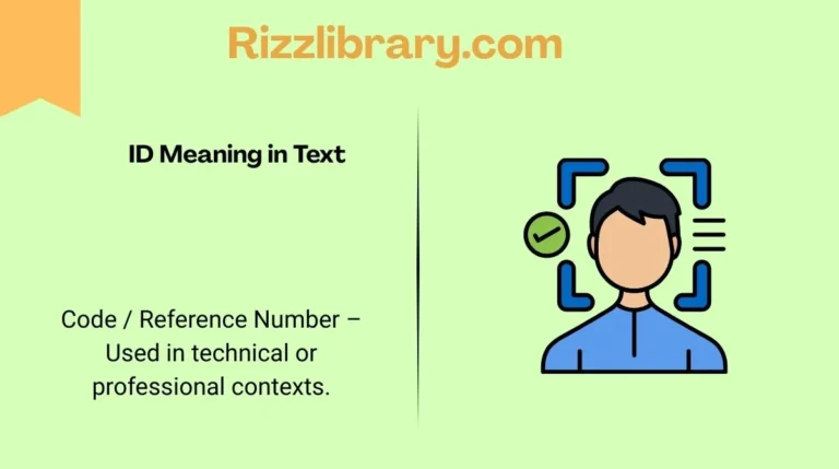 ID Meaning in TextID Meaning in Text