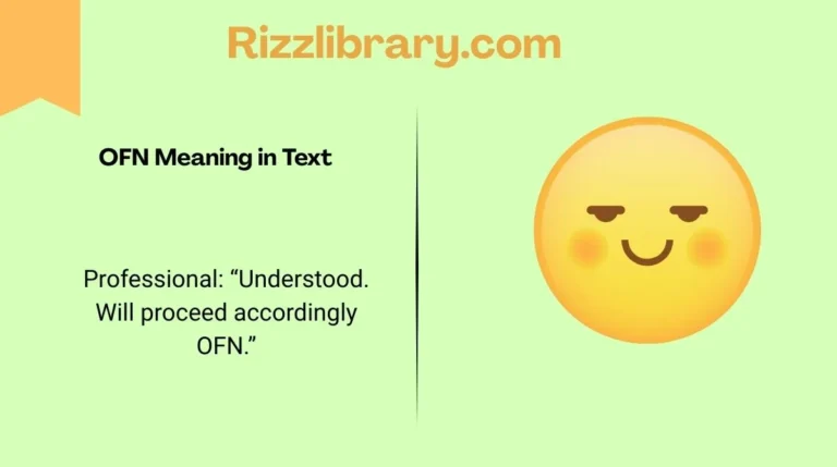 OFN Meaning in Text