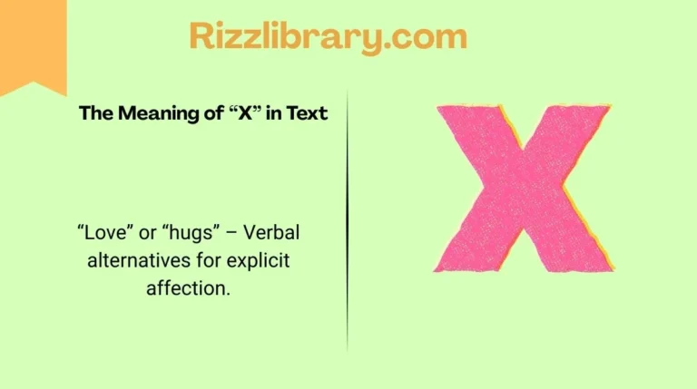 The Meaning of “X” in Text