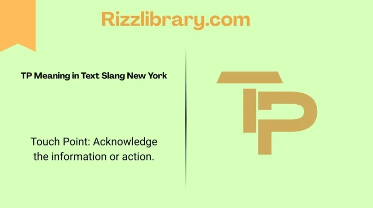 TP Meaning in Text Slang New York