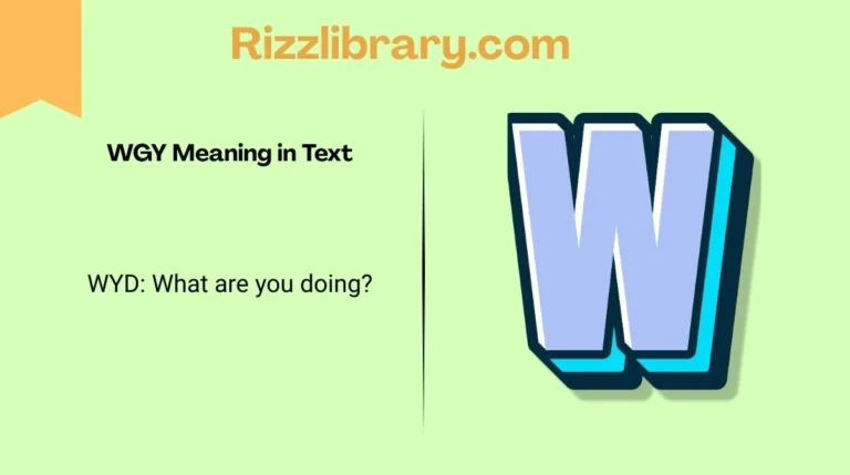 WGY Meaning in Text