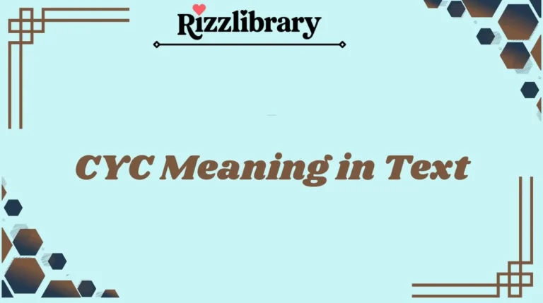 CYC Meaning in Text