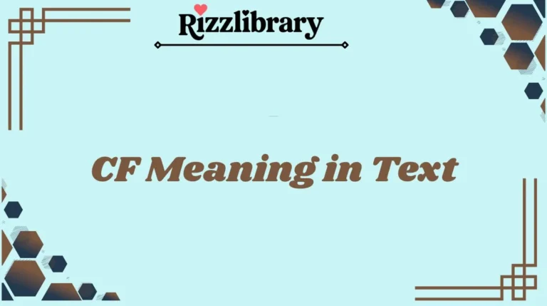 CF Meaning in Text