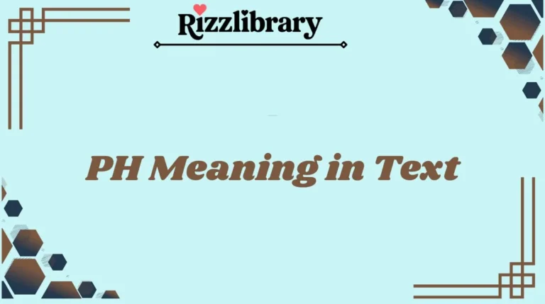 PH Meaning in Text