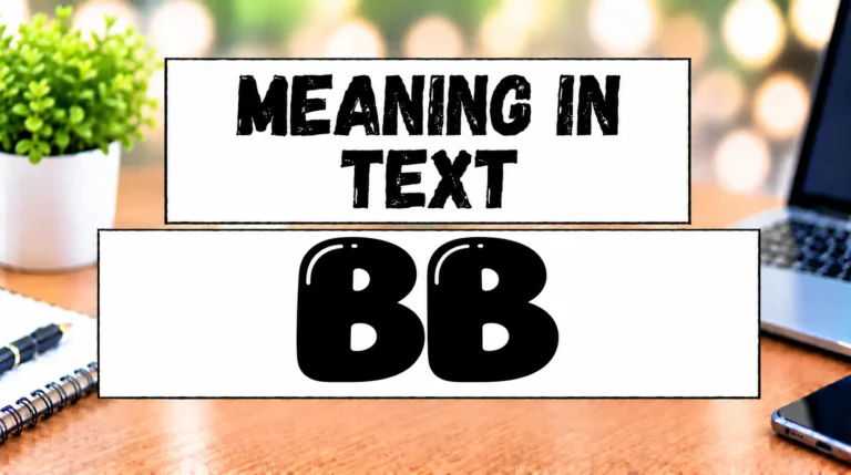 BB Meaning in Text