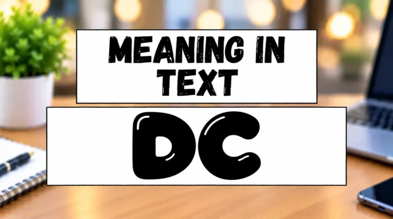 DC Meaning in Text