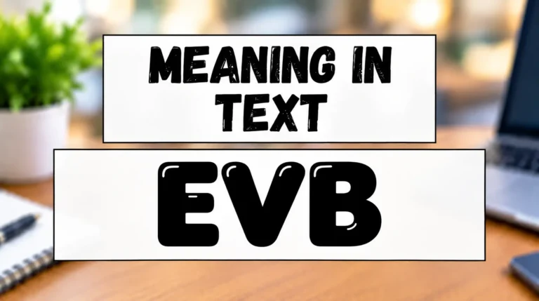 EVB Meaning in Text