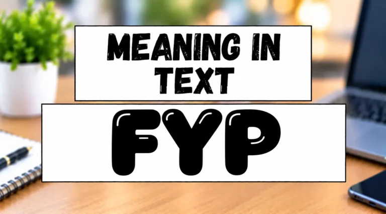 FYP Meaning in Text