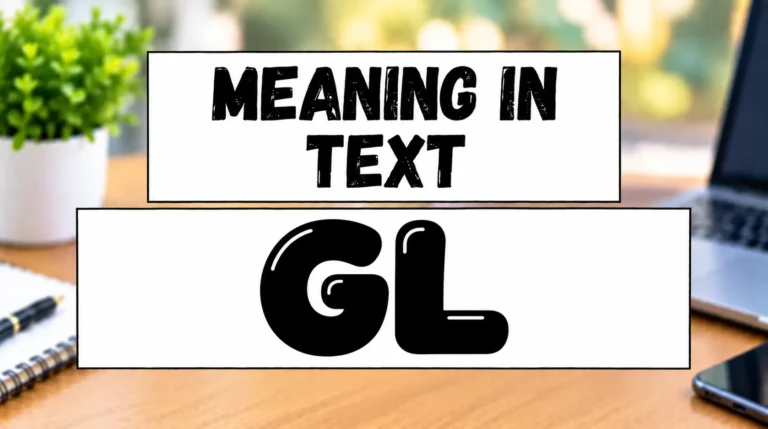 GL Meaning in Text
