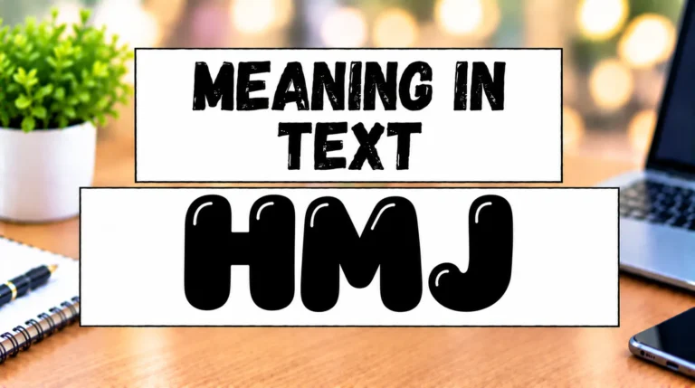 HMJ Meaning in Text