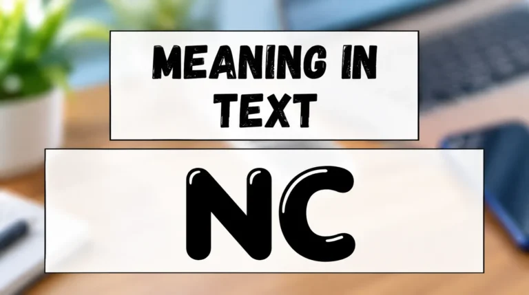 NC Meaning in Text