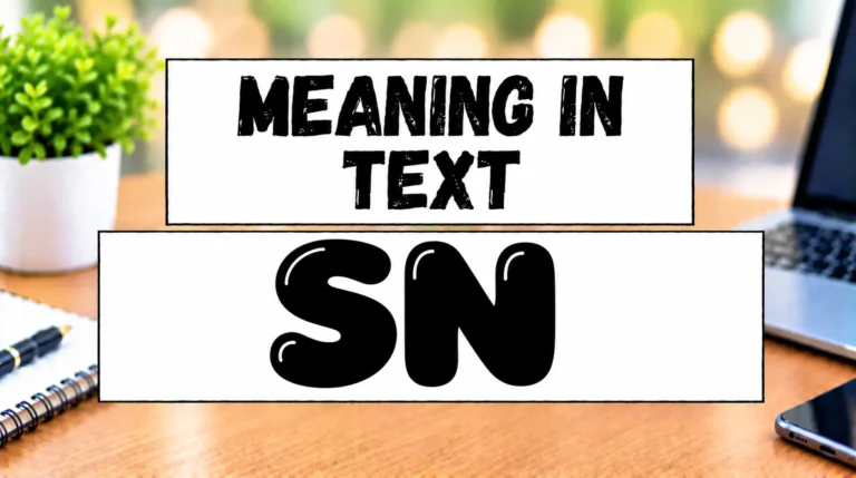 SN Meaning in Text