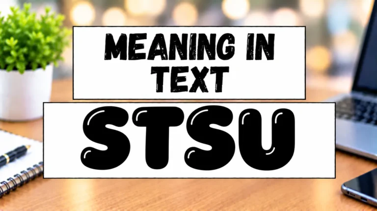 STSU Meaning in Text