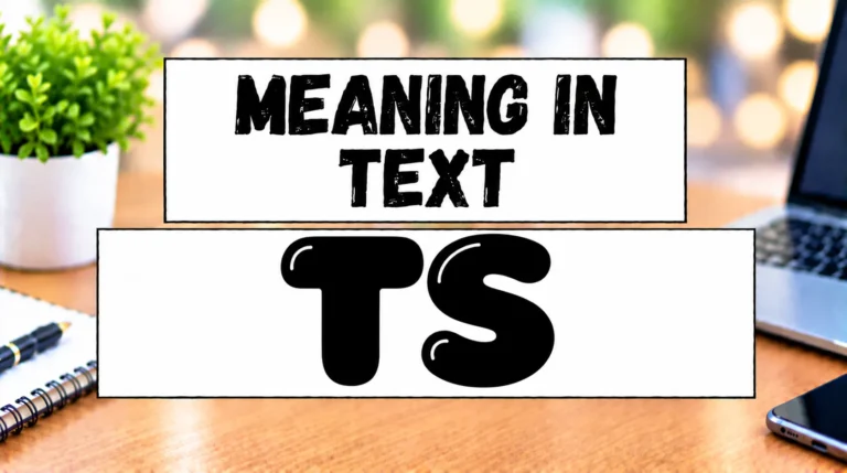 TS Meaning in Text