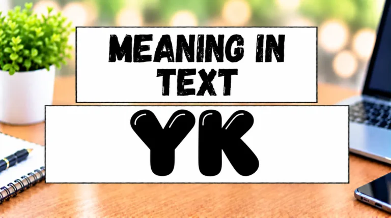 YK Meaning in Text